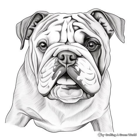 Coloring Pages Bulldog