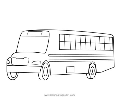 Coloring Pages Bus