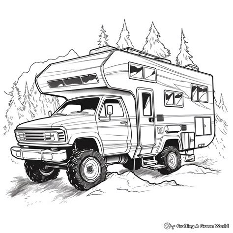Coloring Pages Camper