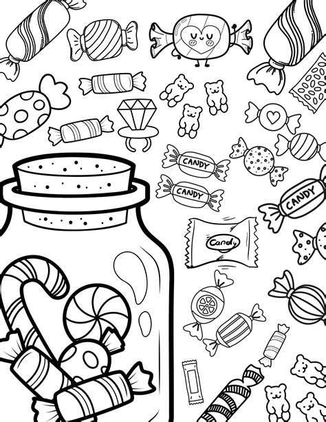 Coloring Pages Candy