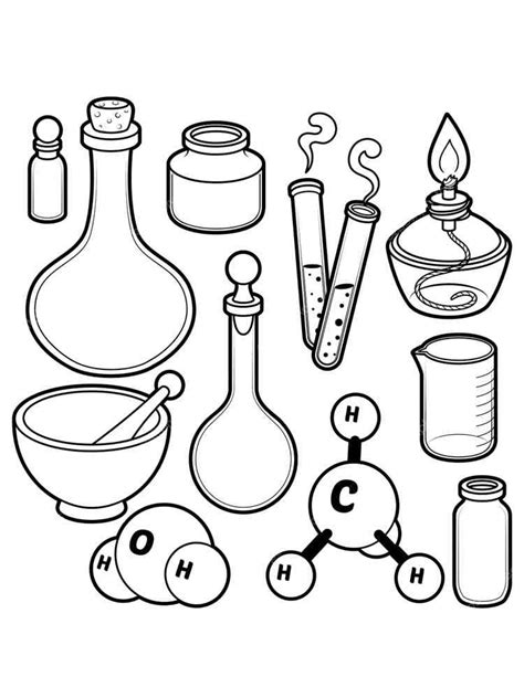 Coloring Pages Chemistry