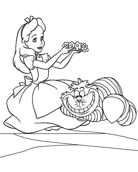 Coloring Pages Cheshire Cat