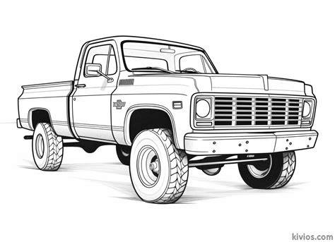 Coloring Pages Chevy Trucks