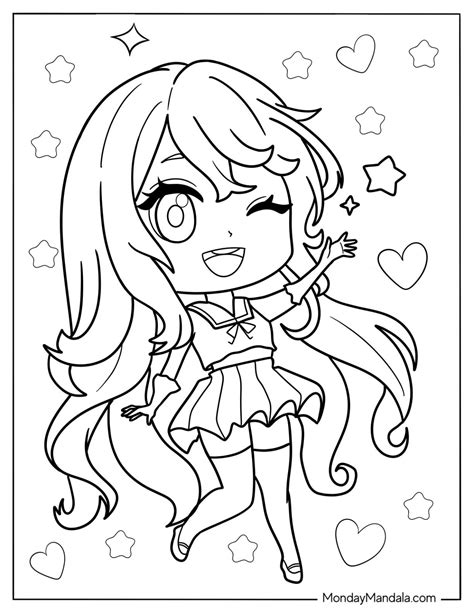 Coloring Pages Chibi