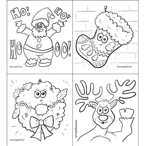Coloring Pages Christmas Drawings