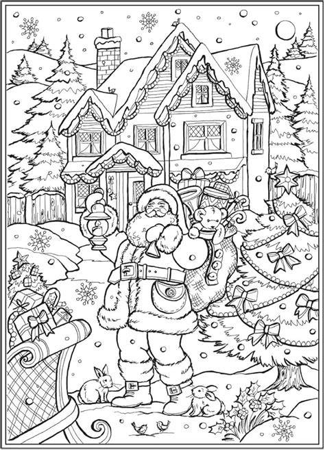 Coloring Pages Christmas Hard