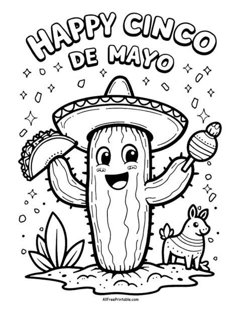 Coloring Pages Cinco De Mayo