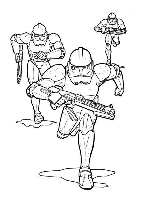 Coloring Pages Clone Trooper