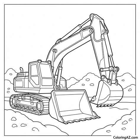 Coloring Pages Construction Equipment