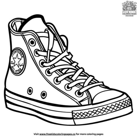 Coloring Pages Converse