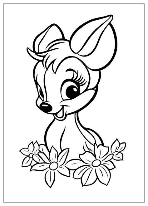 Coloring Pages Cute Disney