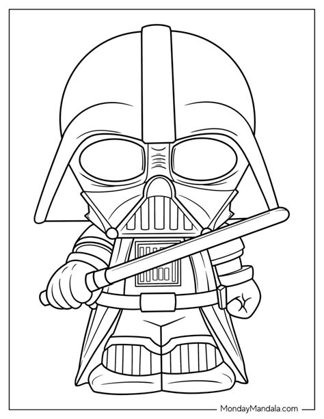 Coloring Pages Darth Vader