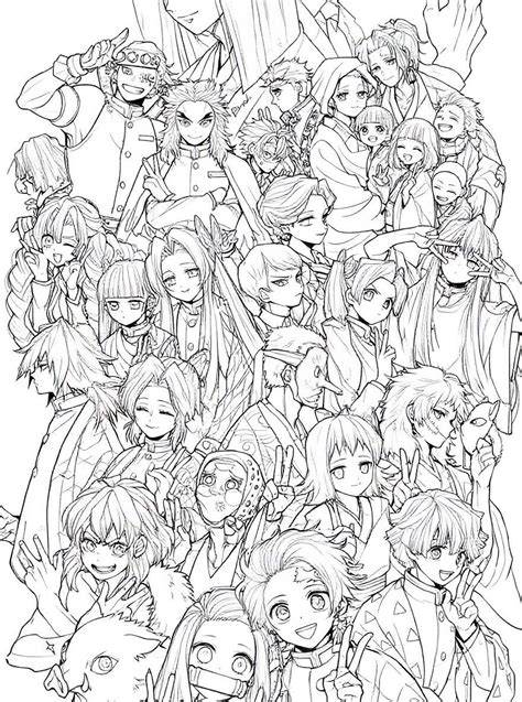Coloring Pages Demon Slayer