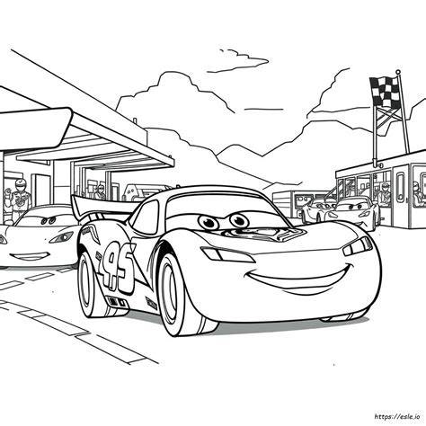 Coloring Pages Disney Cars Lightning Mcqueen