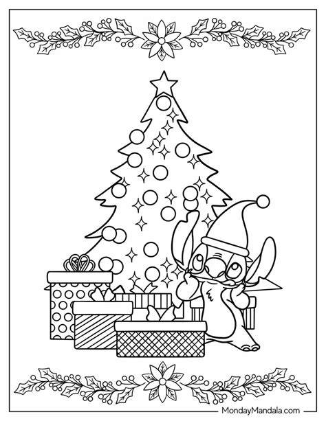 Coloring Pages Disney Christmas Tree