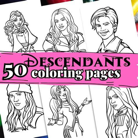 Coloring Pages Disney Descendants