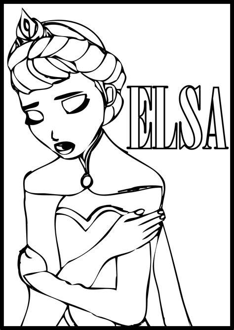Coloring Pages Disney Elsa