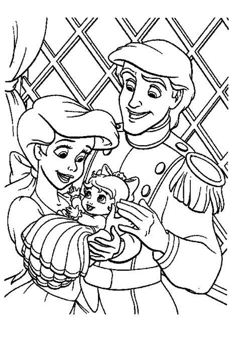 Coloring Pages Disney Little Mermaid