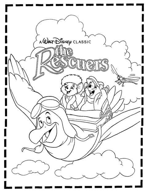 Coloring Pages Disney Rescuers