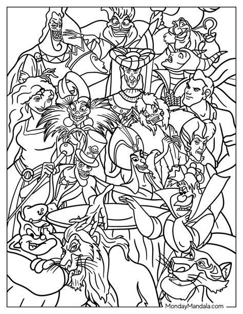 Coloring Pages Disney Villains
