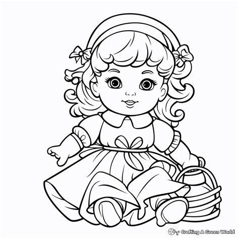 Coloring Pages Dolls