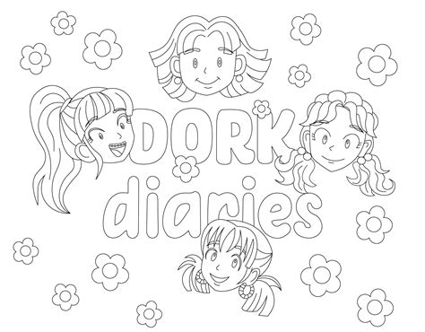 Coloring Pages Dork Diaries