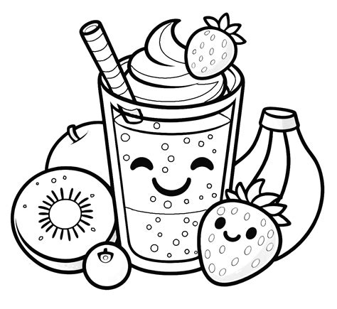 Coloring Pages Drinks