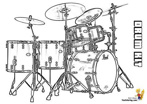 Coloring Pages Drums
