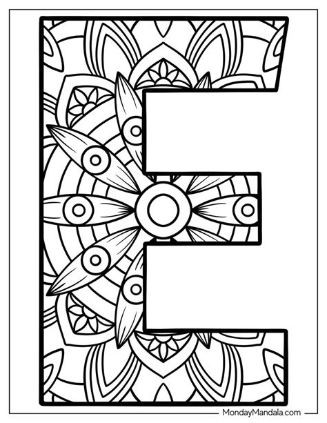 Coloring Pages E