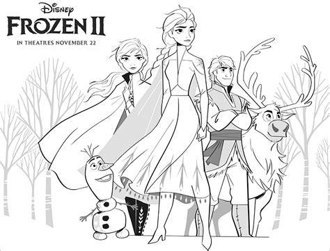 Coloring Pages Elsa Frozen 2 Drawing
