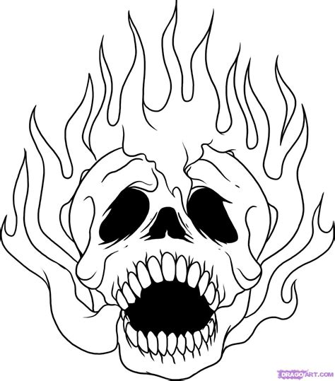 Coloring Pages Flames