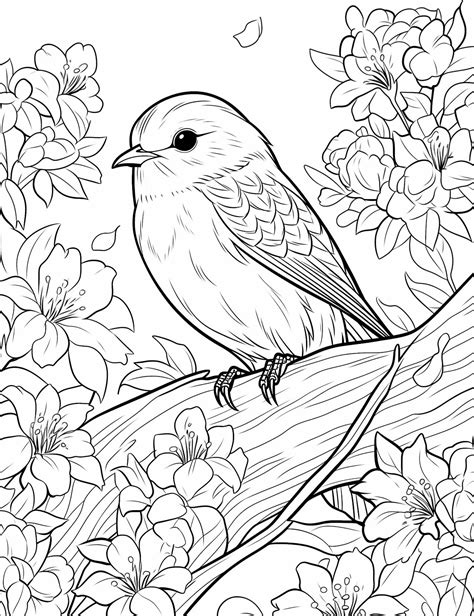 Coloring Pages For Adults Birds