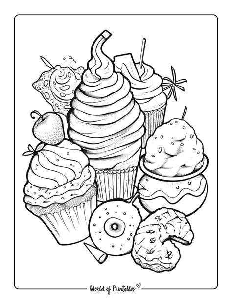 Coloring Pages For Adults Food