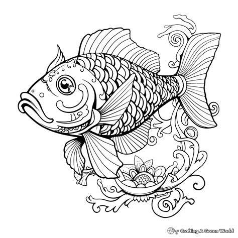 Coloring Pages For Adults For Fish
