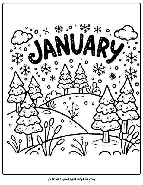Coloring Pages For Adults January