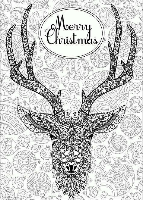 Coloring Pages For Adults Printable Christmas