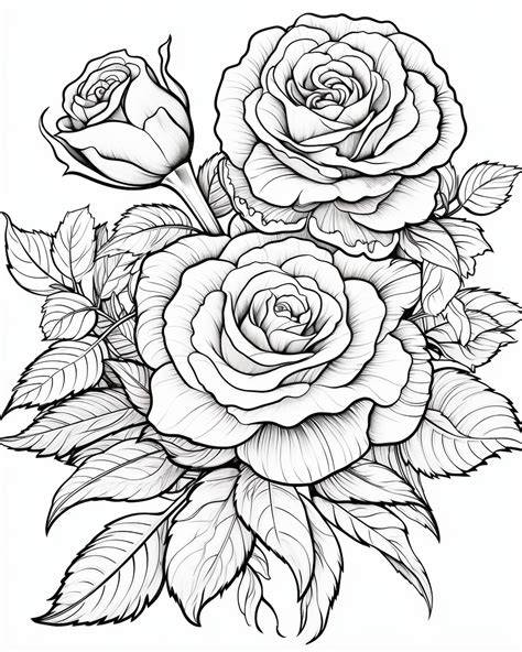 Coloring Pages For Adults Roses