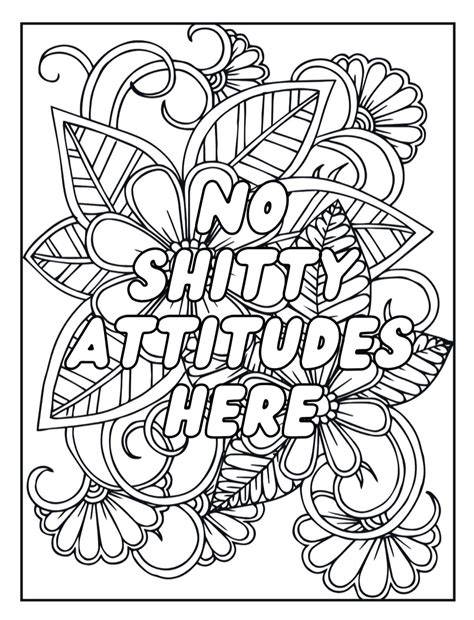 Coloring Pages For Adults Words