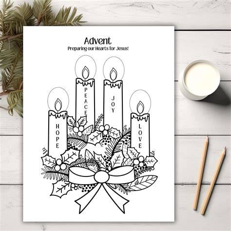Coloring Pages For Advent