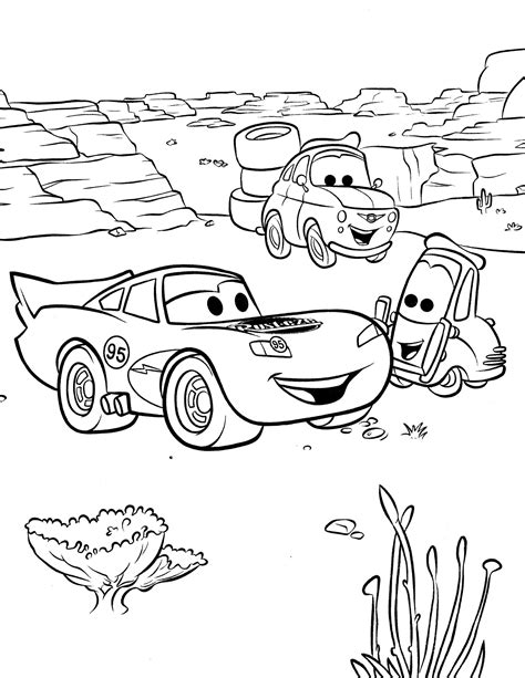 Coloring Pages For Cars 2
