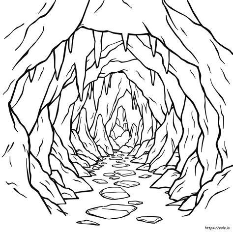 Coloring Pages For Caves