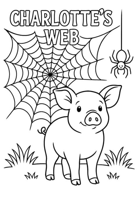 Coloring Pages For Charlottes Web
