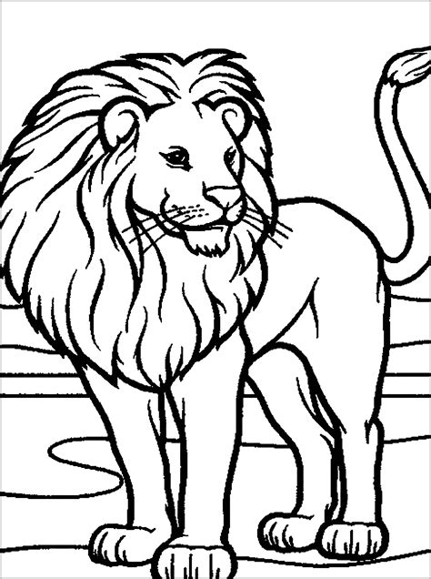 Coloring Pages For Children Lion