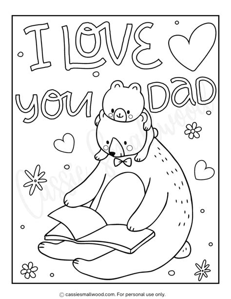 Coloring Pages For Daddy