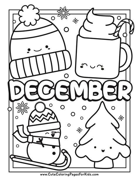 Coloring Pages For December