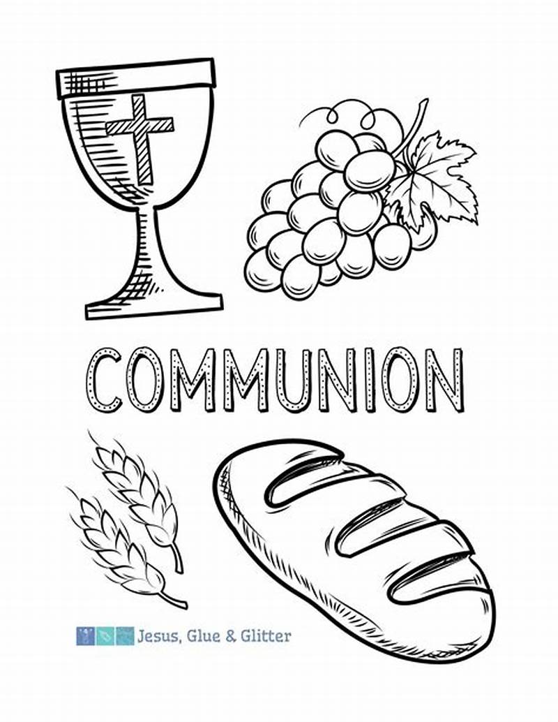 Coloring Pages For First Communion