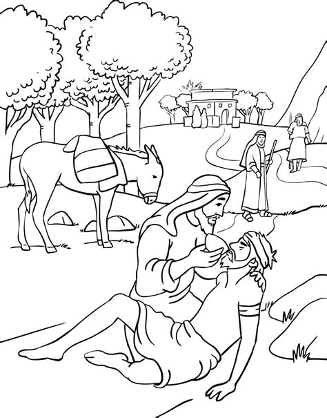 Coloring Pages For Good Samaritan