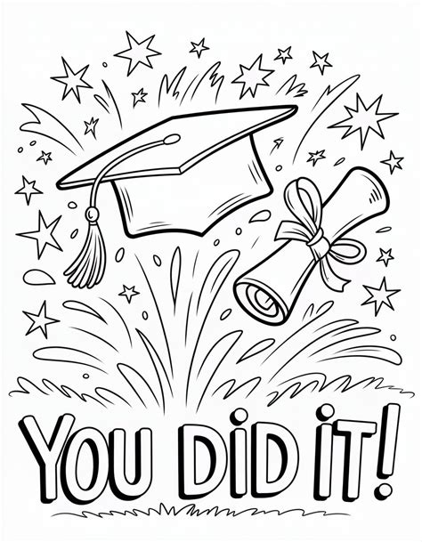 Coloring Pages For Graduation