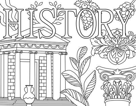 Coloring Pages For History