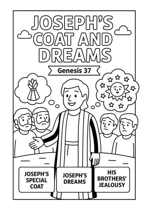 Coloring Pages For Josephs Dreams